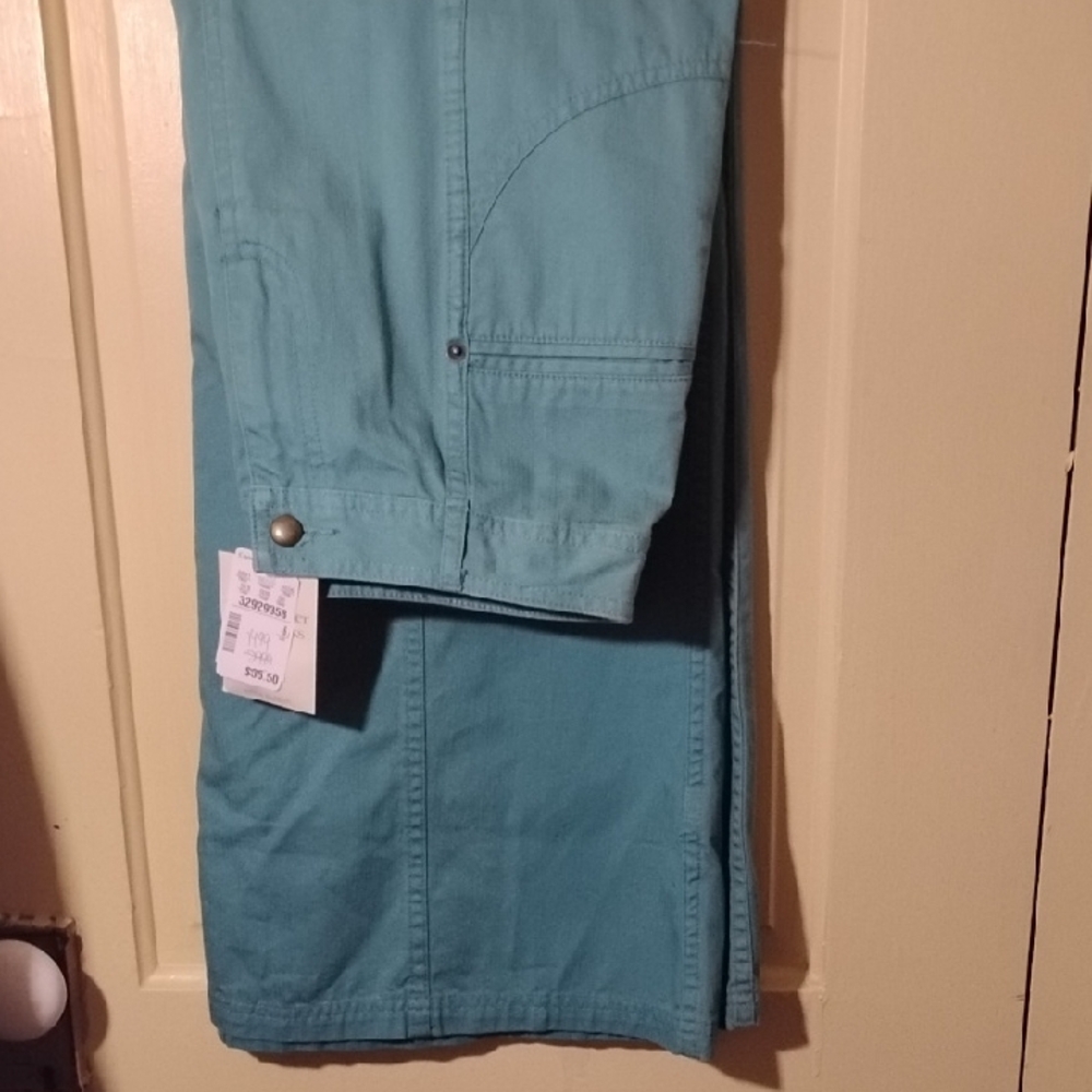 Teal Cargo Skirt